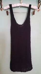 Very cool textured knit sweater tank